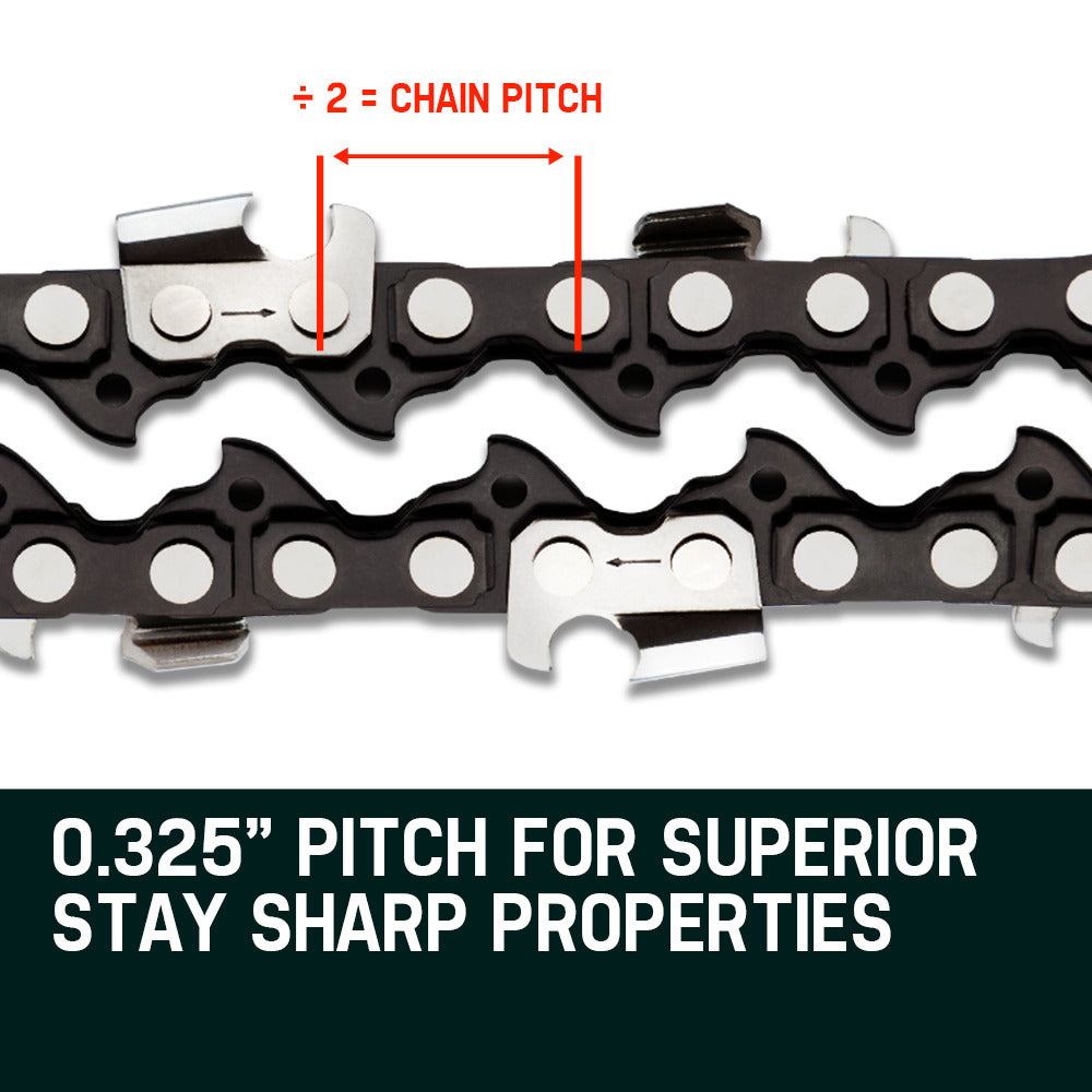 Chainsaws: 2 x 22 Baumr-AG Chainsaw Chain Bar Replacement 0.325 0.058 86DL