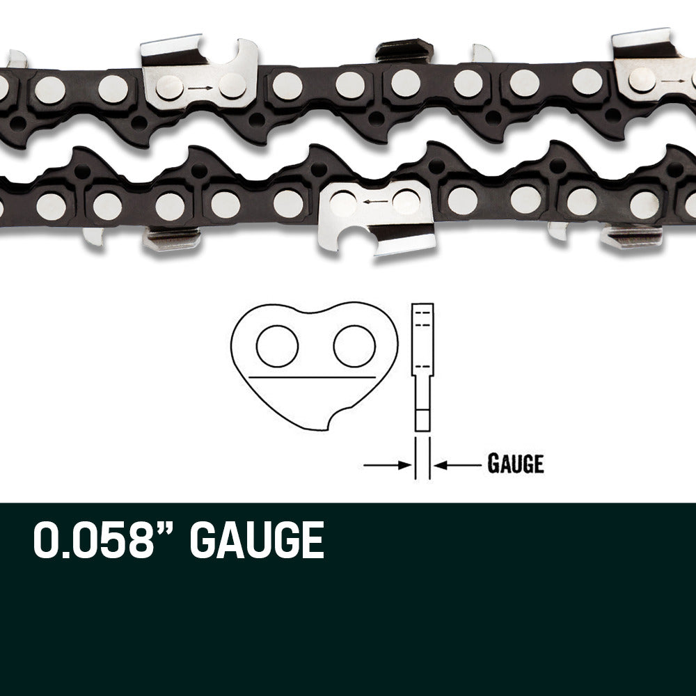 Chainsaws: 2 x 22 Baumr-AG Chainsaw Chain Bar Replacement 0.325 0.058 86DL