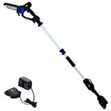 Chainsaws: POWERBLADE SW7 20V Cordless Convertible Mini Chainsaw Pole Saw Kit, Telescopic Electric Tree Pruner with Lithium Battery & Fast Charger