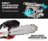 Chainsaws: Baumr-AG 25CC Petrol Chainsaw Arborist 10 Bar Tree Pruning Garden Chain Saw