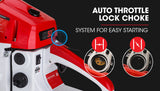 Chainsaws: Baumr-AG 52CC Petrol Commercial Chainsaw 20 Bar E-Start Chain Saw