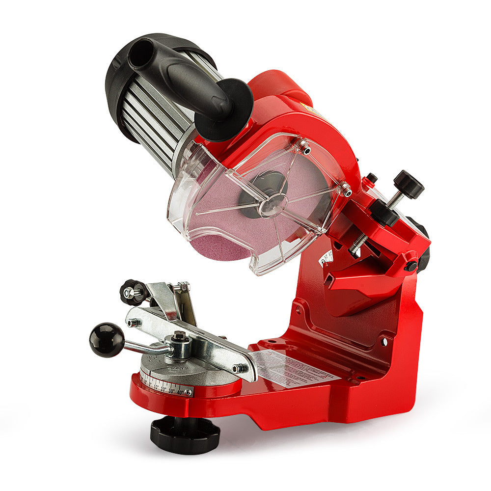 Chainsaws: Baumr-AG Chainsaw Sharpener 350W Alloy Chain Saw Electric Grinder Bench Tool