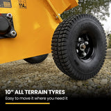 Outdoor Power Equipment: MICHIGAN 7HP 212cc Petrol Wood Chipper, Tree Mulcher - Raptor 1100