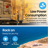 Camping Appliances: GECKO 142L Upright Portable Fridge / Freezer, 12V/24V for Motorhome and Caravan, Black