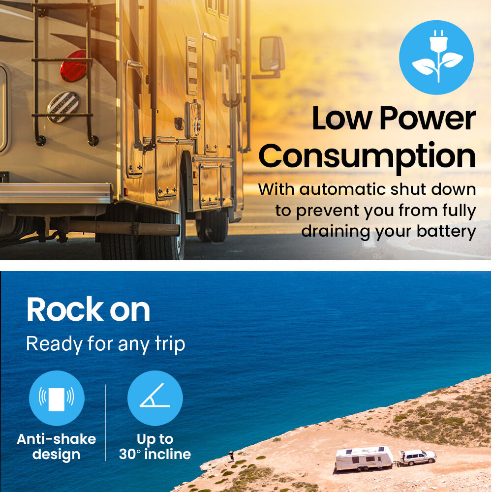 Camping Appliances: GECKO 142L Upright Portable Fridge / Freezer, 12V/24V for Motorhome and Caravan, Silver