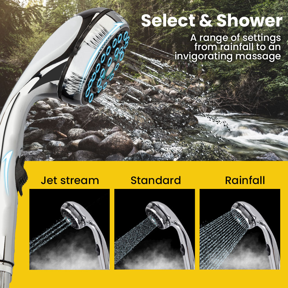 Portable Toilets & Showers: Thermomate Portable Gas Outdoor Camping Hot Water Heater System, with 12V Pump, Shower Head, Black