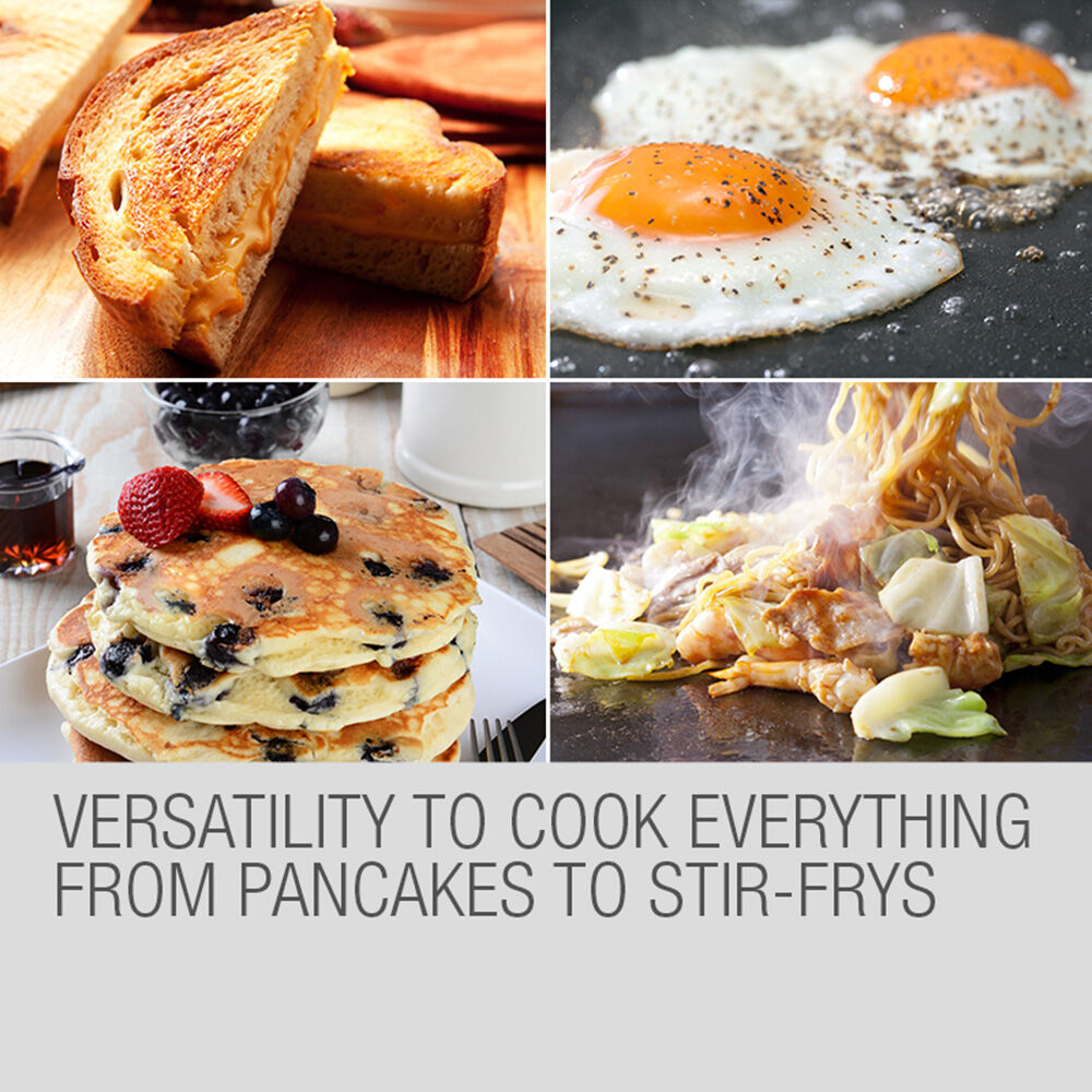 BBQs & Accessories: THERMOMATE Electric Griddle Grill BBQ Hot Plate Commercial Stainless Steel