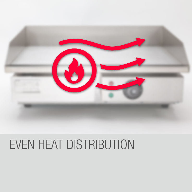 BBQs & Accessories: THERMOMATE Electric Griddle Grill BBQ Hot Plate Commercial Stainless Steel