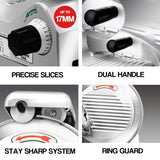 Speciality Appliances: EuroChef Commercial 10 Meat Slicer Food Cutting Machine Electric Deli Shaver