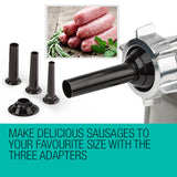Speciality Appliances: EuroChef Meat Grinder Electric Mincer Sausage Filler Kebbe Maker