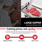 Speciality Appliances: EUROCHEF Meat Grinder Mincer Food Commercial Electric Machine Chopper Shredder