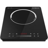 Cooktops & Stoves: EUROCHEF Induction Cooktop, 2000W, 9 Heat Levels, Fast Electric Portable Cooker, Touch Controls with Slider