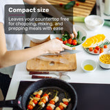 Cooktops & Stoves: EUROCHEF Induction Cooktop, 2000W, 9 Heat Levels, Fast Electric Portable Cooker, Touch Controls with Slider