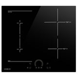 Cooktops & Stoves: EUROCHEF 60cm 4 Zone Induction Cooktop, 7200W Electric, FlexZone Function, Touch Controls