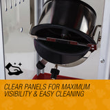 Speciality Appliances: EuroChef Popcorn Machine - Popper Popping Classic Cooker Microwave