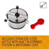 Speciality Appliances: EuroChef Popcorn Machine - Popper Popping Classic Cooker Microwave