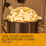 Speciality Appliances: EuroChef Popcorn Machine - Popper Popping Classic Cooker Microwave