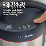 Food Mixers & Blenders: EUROCHEF Soup Maker Blender Smoothie Compact Hot Cold Stainless Steel Mixer