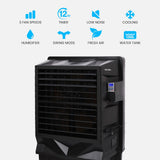 Evaporative Coolers: POLYCOOL 130L 750W Evaporative Air Cooler, Commercial Industrial Grade, Remote Control, Purifier, Fan