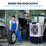 Evaporative Coolers: POLYCOOL 30L Evaporative Air Cooler Portable Industrial Fan, Purifier, Humidifier, Remote Control