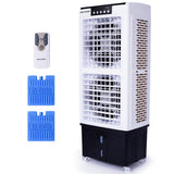 Evaporative Coolers: POLYCOOL 35L 220W Portable Evaporative Air Cooler 24 Hour Timer 4 in 1 Cooling Fan w/ Remote