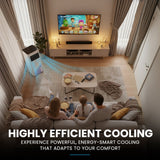 Portable Air Conditioners: CARSON 2.05kW Portable Air Conditioner, Bluetec Edition, Dehumidifier & Fan Mode, Remote Control, 24hr Timer, Sleep Mode