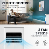 Portable Air Conditioners: CARSON 2.05kW Portable Air Conditioner, Bluetec Edition, Dehumidifier & Fan Mode, Remote Control, 24hr Timer, Sleep Mode