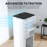 Portable Air Conditioners: CARSON 2.05kW Portable Air Conditioner, Bluetec Edition, Dehumidifier & Fan Mode, Remote Control, 24hr Timer, Sleep Mode