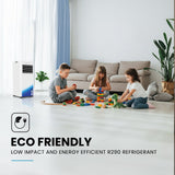 Portable Air Conditioners: CARSON 2.05kW Portable Air Conditioner, Bluetec Edition, Dehumidifier & Fan Mode, Remote Control, 24hr Timer, Sleep Mode