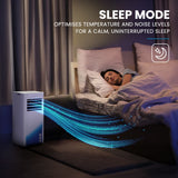 Portable Air Conditioners: CARSON 2.05kW Portable Air Conditioner, Bluetec Edition, Dehumidifier & Fan Mode, Remote Control, 24hr Timer, Sleep Mode