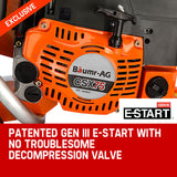 Saws: Baumr-AG 75cc Concrete Cut Off Demolition Saw Wet Demo Road Cutter Brick