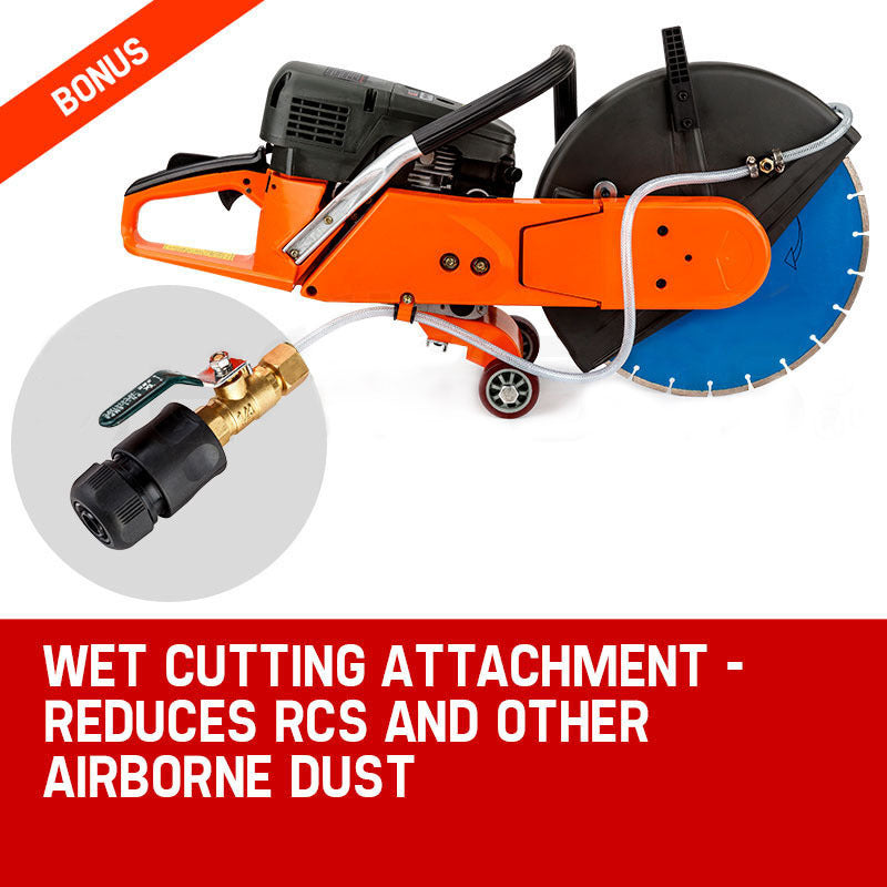 Saws: Baumr-AG 75cc Concrete Cut Off Demolition Saw Wet Demo Road Cutter Brick