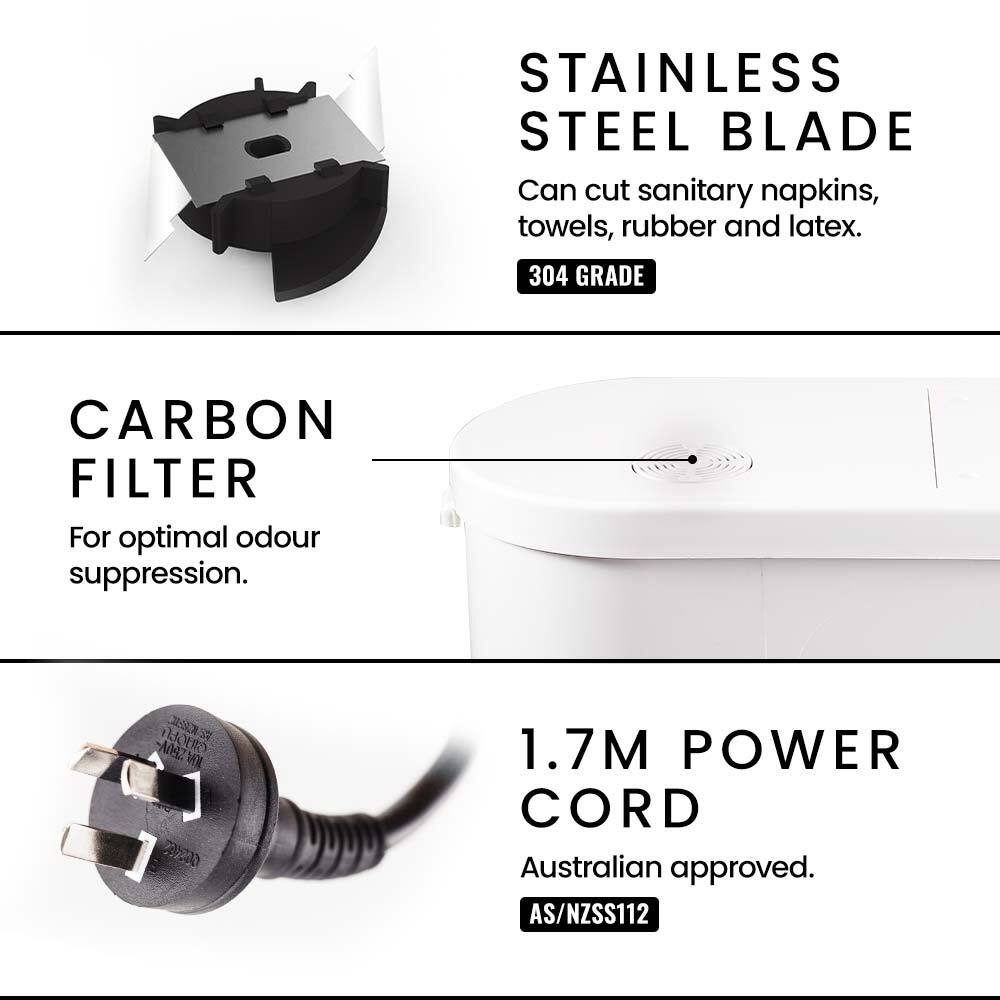 Sewage Pumps: PROTEGE Macerator Pump 800W Commercial 4 Inlet for P-Trap Toilet Upflush Heavy-Duty