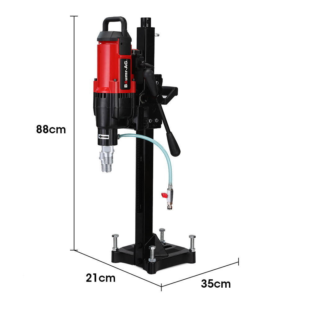 Power Drills & Accessories: BAUMR-AG 3200W 280mm Concrete Core Drill with Stand Rig