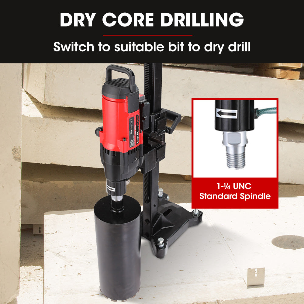 Power Drills & Accessories: BAUMR-AG 3200W 280mm Concrete Core Drill with Stand Rig