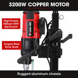 Power Drills & Accessories: BAUMR-AG 3200W 280mm Wet/Dry Core Drill w/ Wheeled Stand & 127mm Bit Combo, for Concrete Coring Hole Drilling