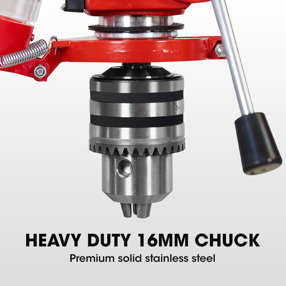 Power Drills & Accessories: Baumr-AG DP15 600W 10" Pedestal Bench Drill Press, 12 Speeds, 16mm Chuck (DP15 II)