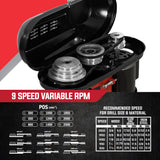 Power Drills & Accessories: Baumr-AG 420W Drill Press Pedestal Benchtop Stand Pillar Variable Speed