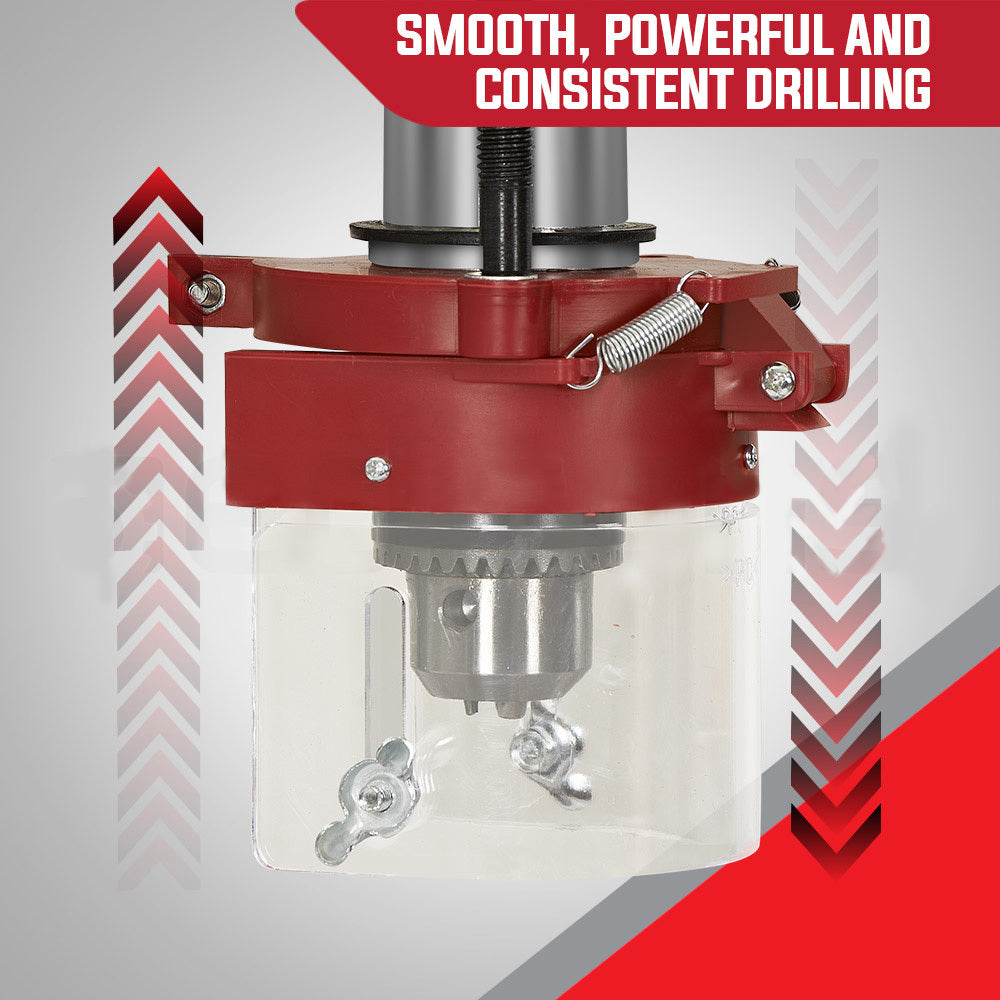 Power Drills & Accessories: Baumr-AG 420W Drill Press Pedestal Benchtop Stand Pillar Variable Speed