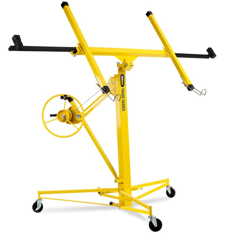 Lifts & Hoists: UNIMAC 11ft Sheet Panel Lifter Drywall Panel Gyprock Plasterboard Hoist Lift