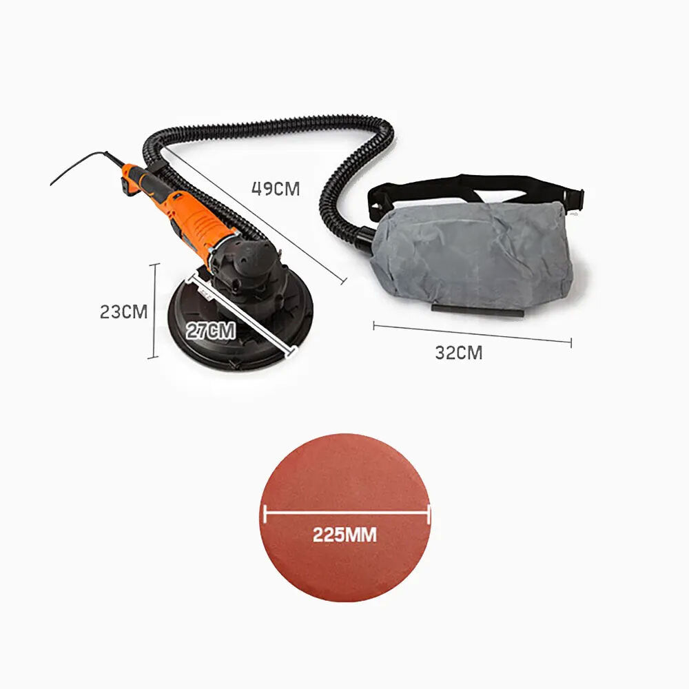 Sanders: UNIMAC 1800W Drywall Sander Plaster Automatic Wall Gyprock Vacuum System