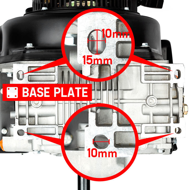 Outdoor Power Equipment: Baumr-AG 10HP Diesel Stationary Engine Electric Start OHV Replacement Motor