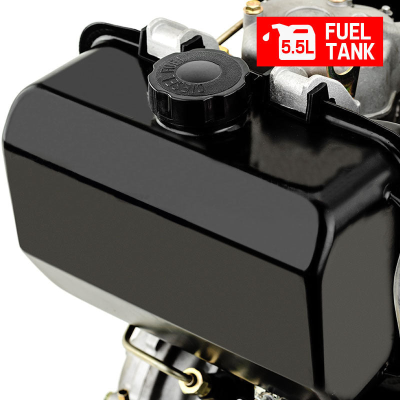 Outdoor Power Equipment: Baumr-AG 10HP Diesel Stationary Engine Electric Start OHV Replacement Motor