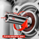 Outdoor Power Equipment: Baumr-AG 7HP Petrol Stationary Engine OHV 4-Stroke Horizontal Shaft Replacement Motor
