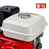 Outdoor Power Equipment: Baumr-AG 7HP Petrol Stationary Engine OHV 4-Stroke Horizontal Shaft Replacement Motor
