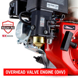 Outdoor Power Equipment: Baumr-AG 13HP Petrol Stationary Engine OHV 4 Stroke Horizontal Shaft Electric Start Motor