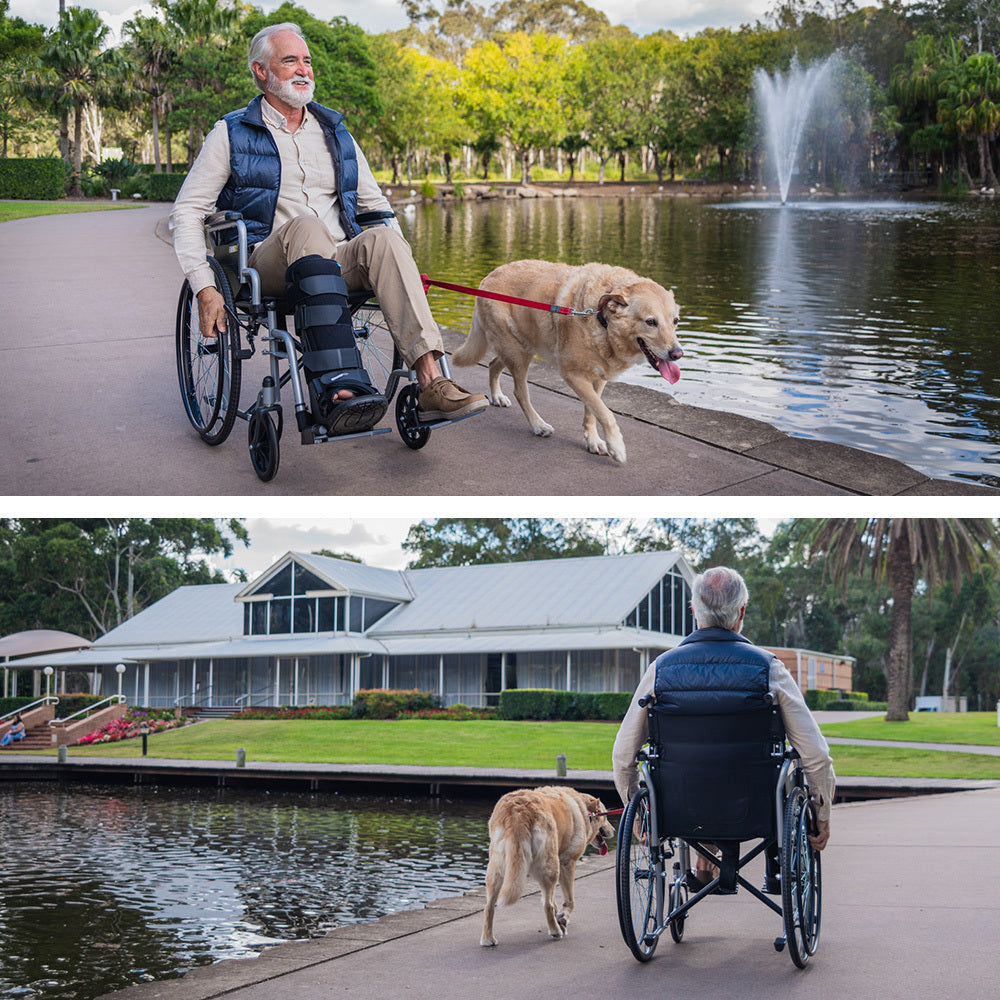 Mobility & Accessibility: EQUIPMED 24 Inch Folding Wheelchair Lightweight Portable for Elderly and Disabled, Grey