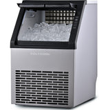 Ice Makers: POLYCOOL Commercial Ice Maker Machine, up to 45kg/24hr, Timer & Self Cleaning Programs