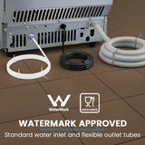 Ice Makers: POLYCOOL Commercial Ice Maker Machine, up to 45kg/24hr, Timer & Self Cleaning Programs