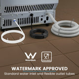 Ice Makers: POLYCOOL Commercial Ice Maker Machine, up to 60kg/24hr, Timer & Self Cleaning Programs